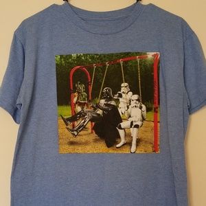 Darth Vader on Swing set  Tshirt